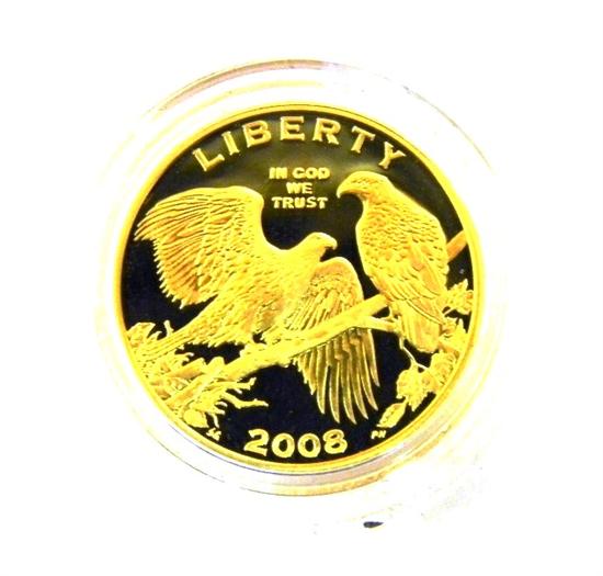 COIN 2008 Liberty 5 Gold commemorative  10c3ea