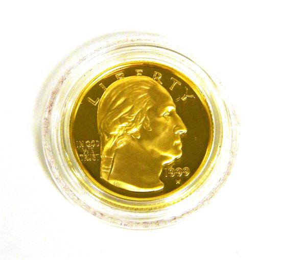 COIN 1999 Washington 5 Gold Commemorative  10c3eb