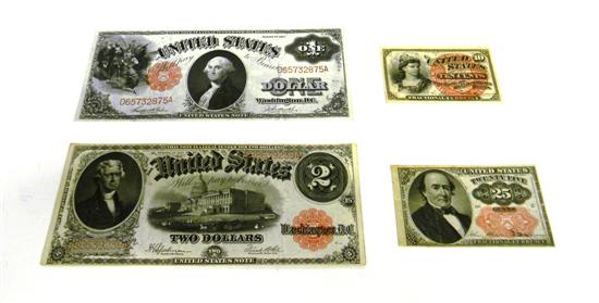 CURRENCY: Lot of Four Collectible