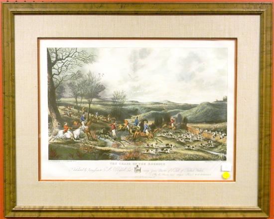 Henry Alken hand colored hunting