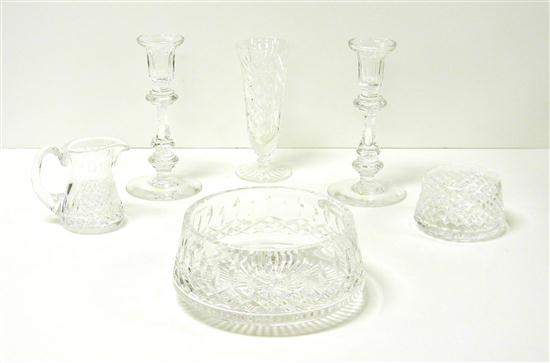 Waterford cut crystal  six pieces: center