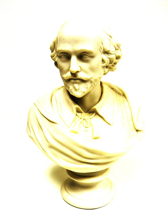 Parian bust of William Shakespeare 10c446