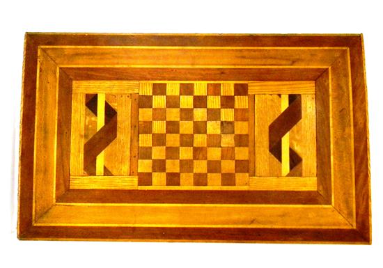 Wooden inlaid gameboard  inlay