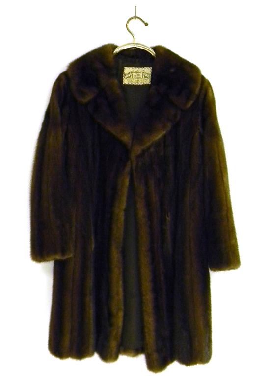 Mink coat full length dark brown 10c4c3