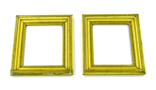 Pair of gilt frames surface scratches 10c509