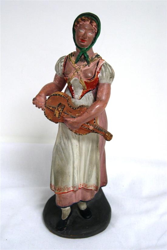 19th C. Portuguese terracotta figure