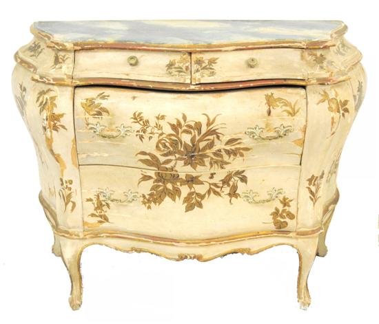 Venetian Rococo-style four drawer