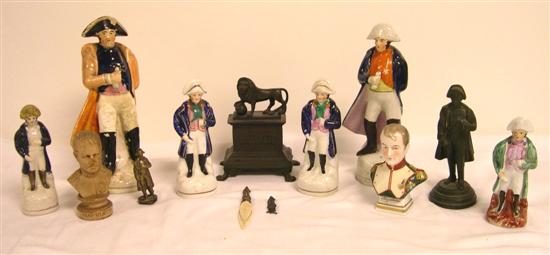 Collection Napaleon figures including