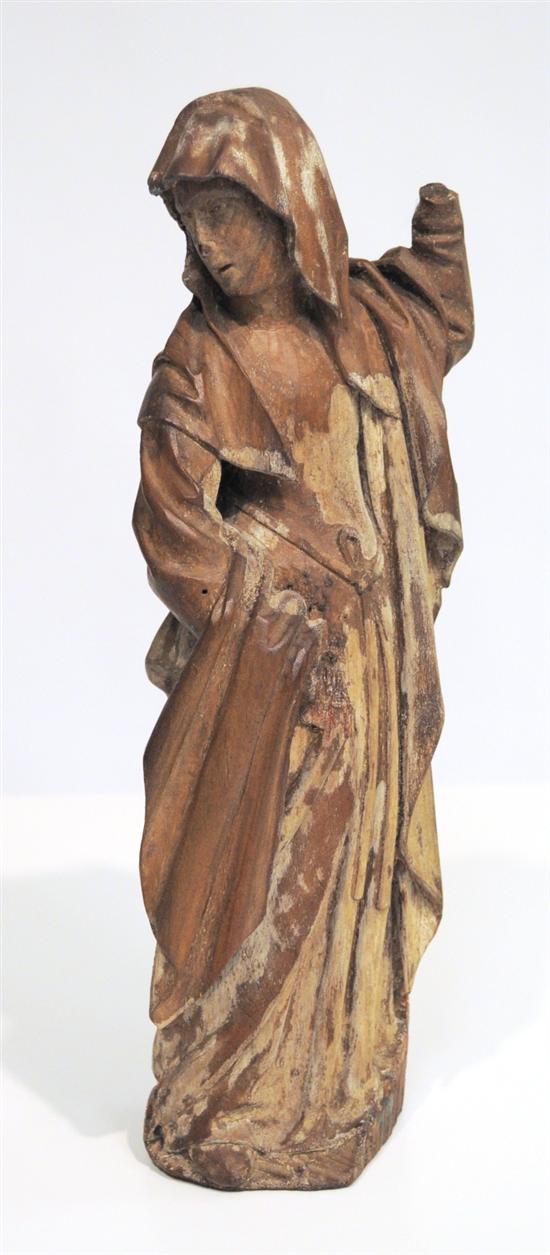 Carved wooden figure of the Virgin 10a6c6