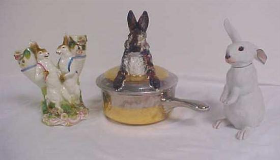 Rabbit figures including: Continental