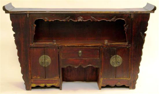 Chinese low cabinet 20th C oblong 10a6fe