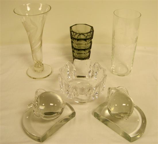 Orrefors bowl pair of glass fruit 10a738