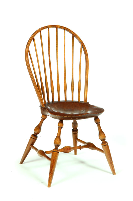 BOWBACK WINDSOR SIDE CHAIR.  Wallace