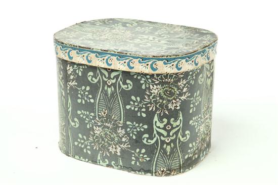 BAND BOX.  American  mid 19th century.