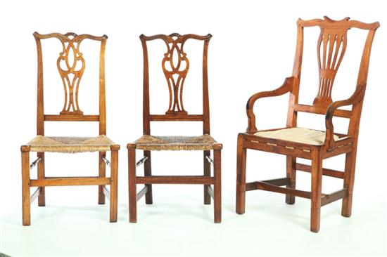 THREE CHIPPENDALE CHAIRS New 10a7bd