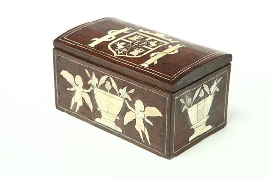 INLAID BOX Attributed to Spain 10a7ce