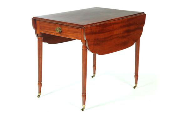 SHERATON DROP-LEAF TABLE.  American