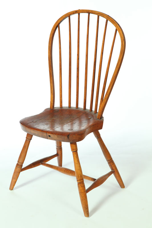 WINDSOR CHAIR.  American  1st half-19th