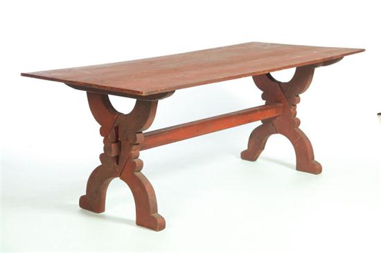 SAWBUCK TABLE.  American  19th