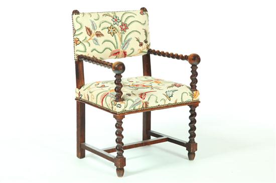BAROQUE-STYLE ARMCHAIR.  Early