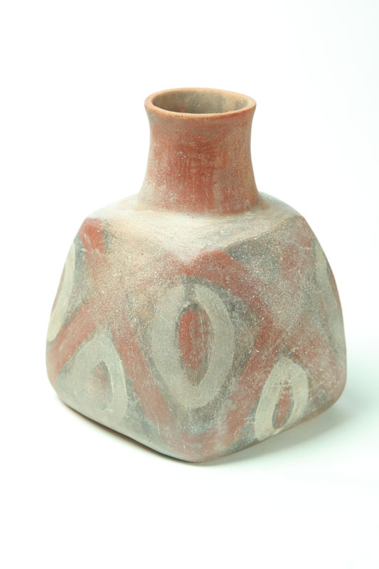 PREHISTORIC POTTERY WATER BOTTLE  10a85d