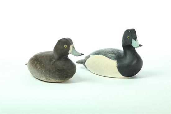 TWO DECOYS.  American  late 20th