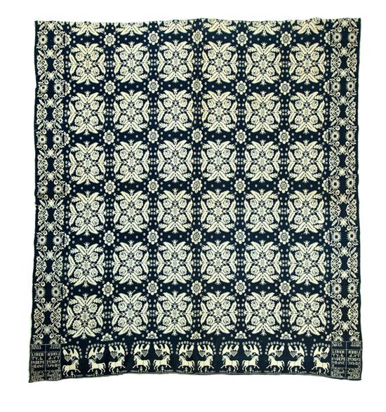 NEW YORK JACQUARD COVERLET Ithaca 10a92b