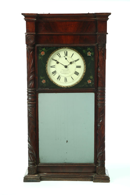 CARVED EMPIRE MANTEL CLOCK Asa 10a954