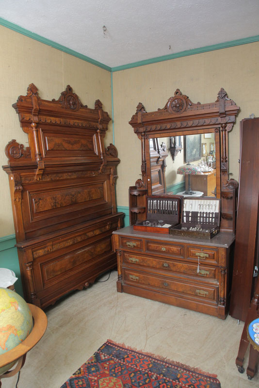 TWO PIECE VICTORIAN BEDROOM SUITE  10acc9