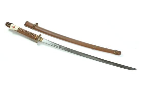 SAMURI STYLE SWORD WITH DOG TAG  10ad44