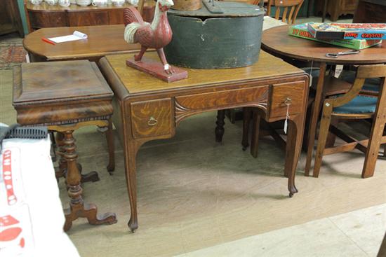 DESK. Oak  Art Nouveau style desk with