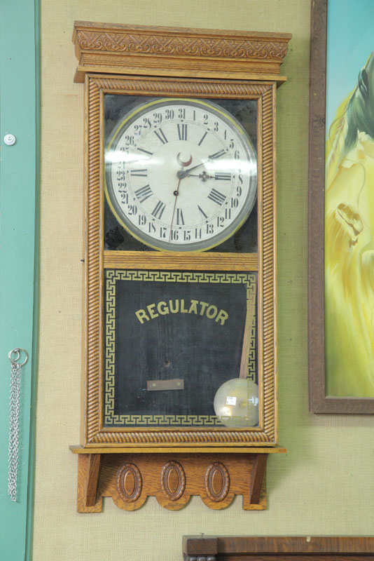 INGRAHAM REGULATOR WALL CLOCK. Thirty