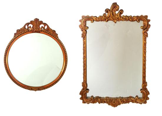 TWO MIRRORS. Twentieth century