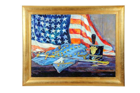 PATRIOTIC STILL LIFE BY CHARLOTTE 10adf2