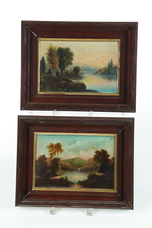 PAIR OF LANDSCAPES (AMERICAN SCHOOL