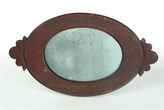 MIRROR.  American  ca.1850  walnut.