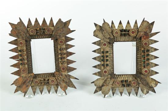 PAIR OF TRAMP ART FRAMES.  American