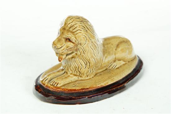 POTTERY LION American late 19th early 10b110