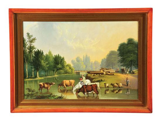 COUNTRY SCENE (AMERICAN SCHOOL