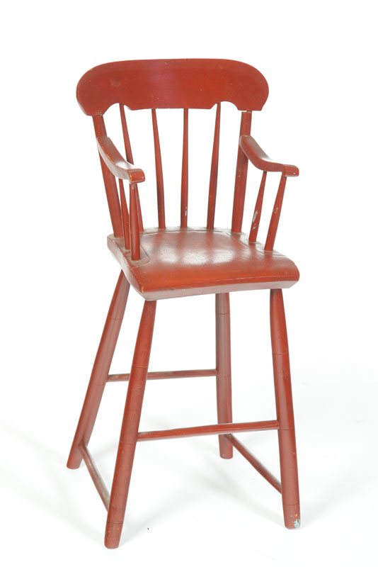 ***WINDSOR HIGH CHAIR.  American  19th