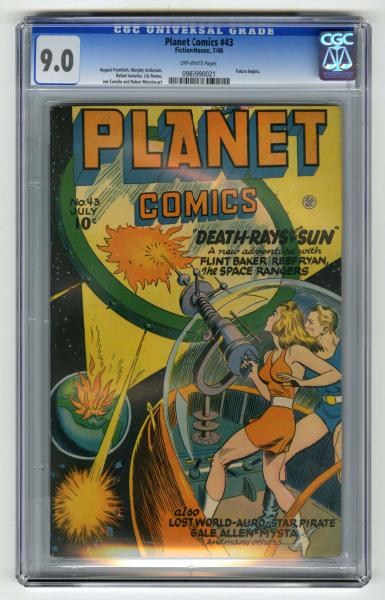 Planet Comics #43 CGC 9.0 Fiction