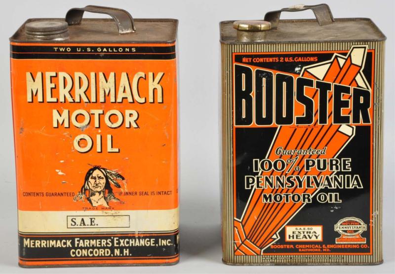 Merrimack Booster Motor Oil Cans  10d9d3