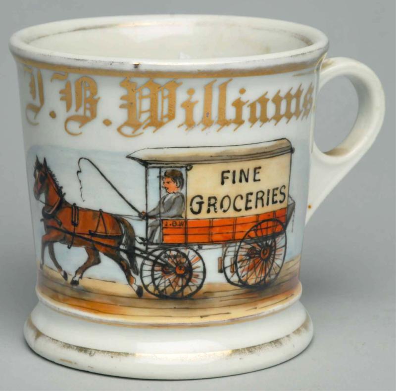 Horse-Drawn Grocery Wagon Shaving