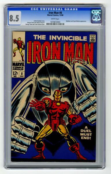 Iron Man 8 CGC 8 5 Marvel Comics 10d9e7