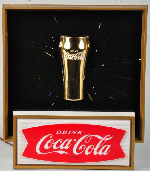 Coca Cola Starburst Lighted Sign  10d9de