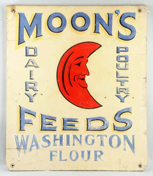 Wooden Moon's Feeds Folky Sign.