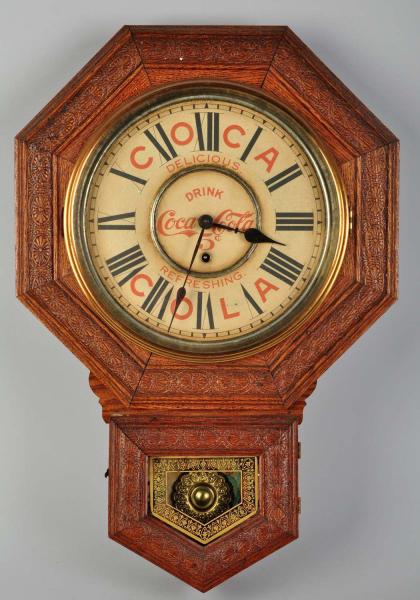 Coca-Cola Welch Octagonal Clock. 
1901.