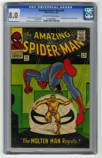 Amazing Spider Man 35 CGC 8 0 10da51