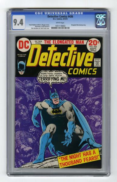 Detective Comics #436 CGC 9.4 D.C.