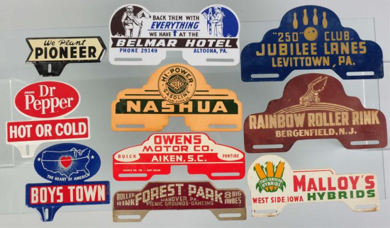 Lot of 10: Assorted License Plate